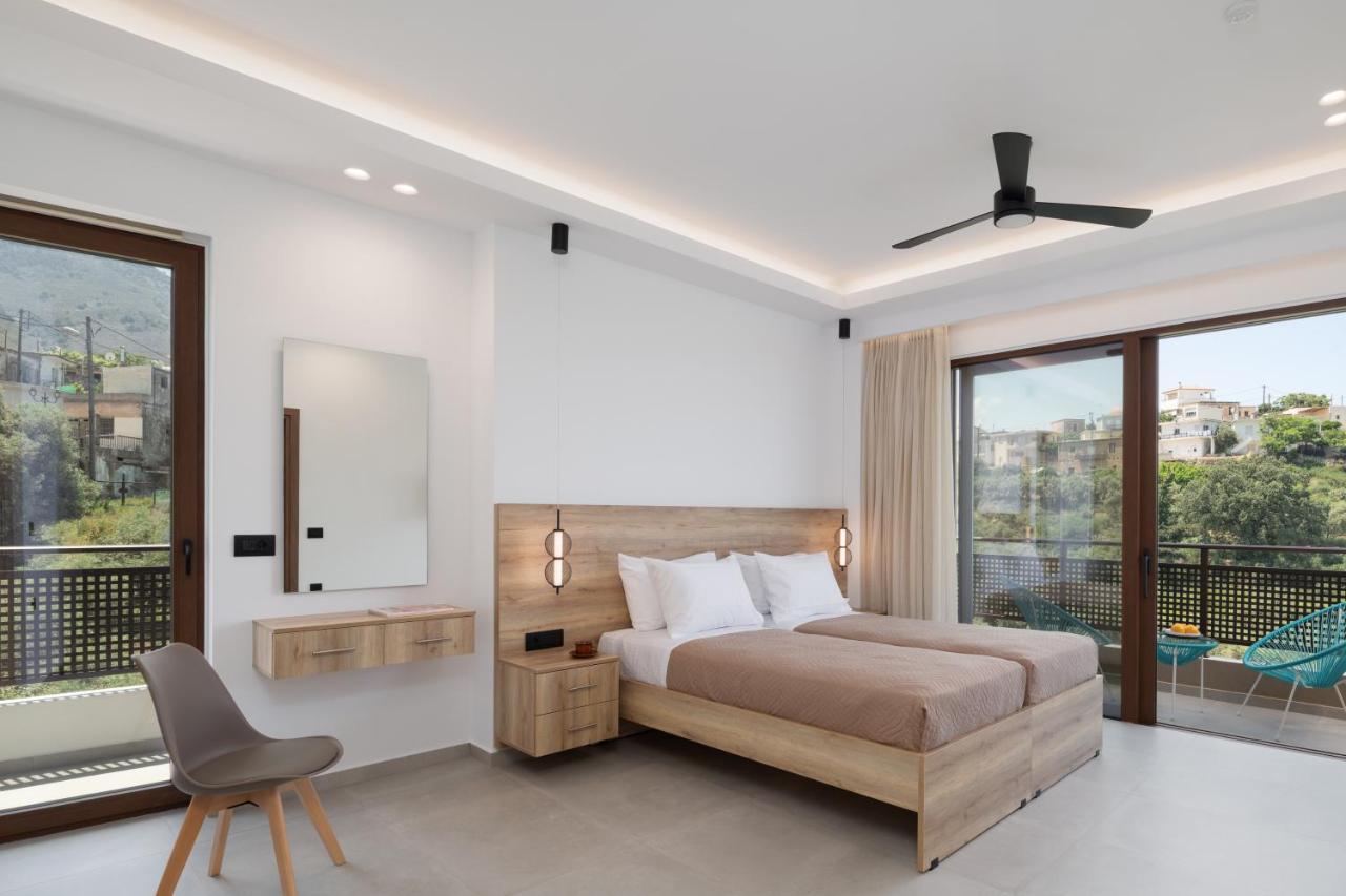 O-Cyanea Villa With Heated Pool Kournás 외부 사진
