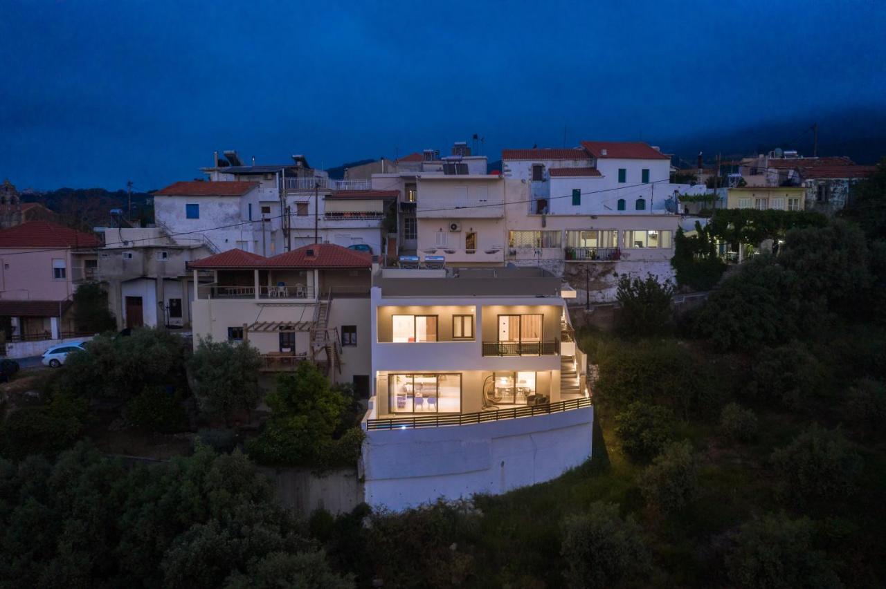 O-Cyanea Villa With Heated Pool Kournás 외부 사진