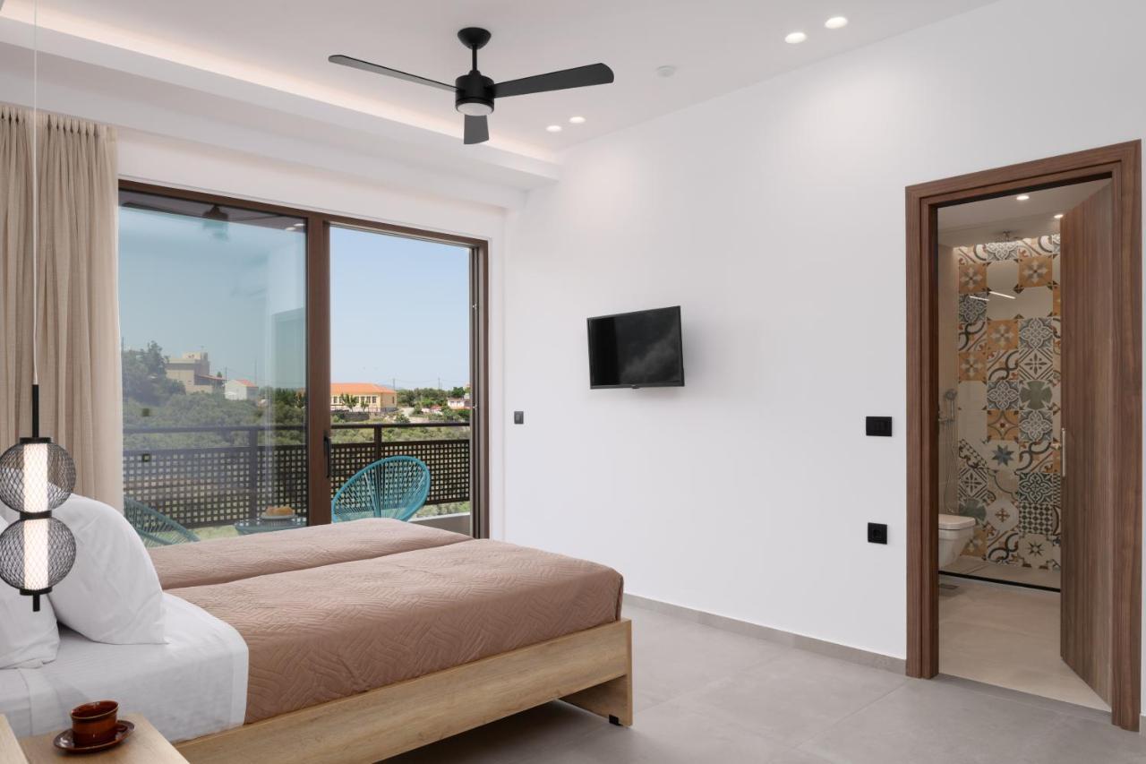 O-Cyanea Villa With Heated Pool Kournás 외부 사진