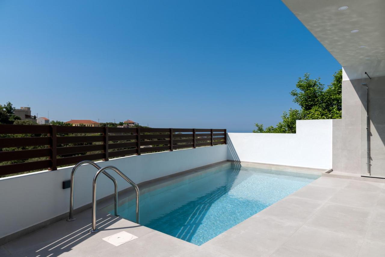 O-Cyanea Villa With Heated Pool Kournás 외부 사진