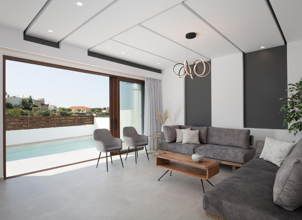 O-Cyanea Villa With Heated Pool Kournás 외부 사진