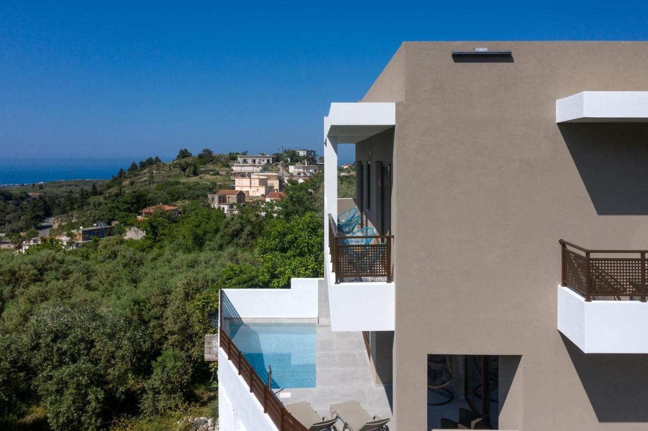 O-Cyanea Villa With Heated Pool Kournás 외부 사진
