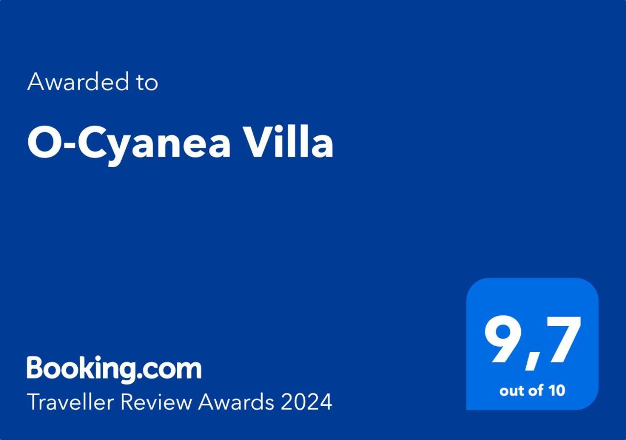 O-Cyanea Villa With Heated Pool Kournás 외부 사진